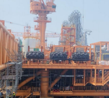 Fender-Kran für Marine-Terminal